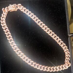 Elegant Rose Gold Chain Necklace